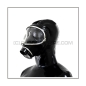 Preview: Deluxe MSA-AUER gasmask-zipperhood-system SMELLBAG-3S with neckrespirator-rubbersmell-bag-set